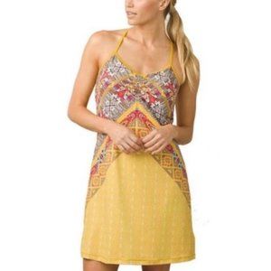 Prana Elixir Dress, Yellow Dress Medium